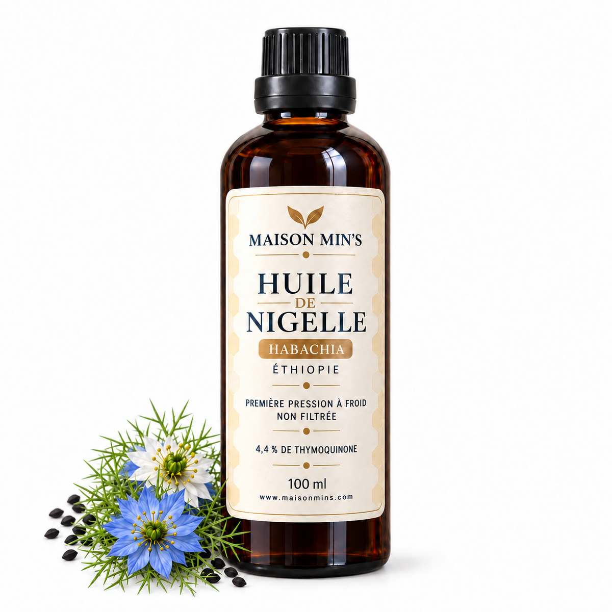Huile de Nigelle Habachia d’Éthiopie 100 ml