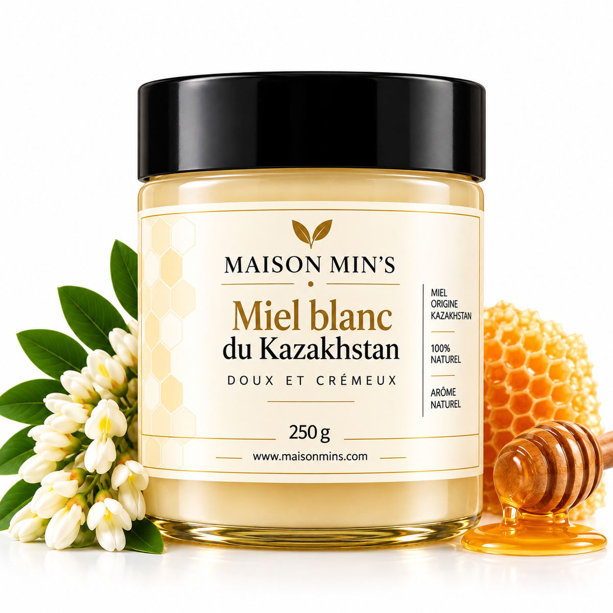 Miel blanc du Kazakhstan 250g