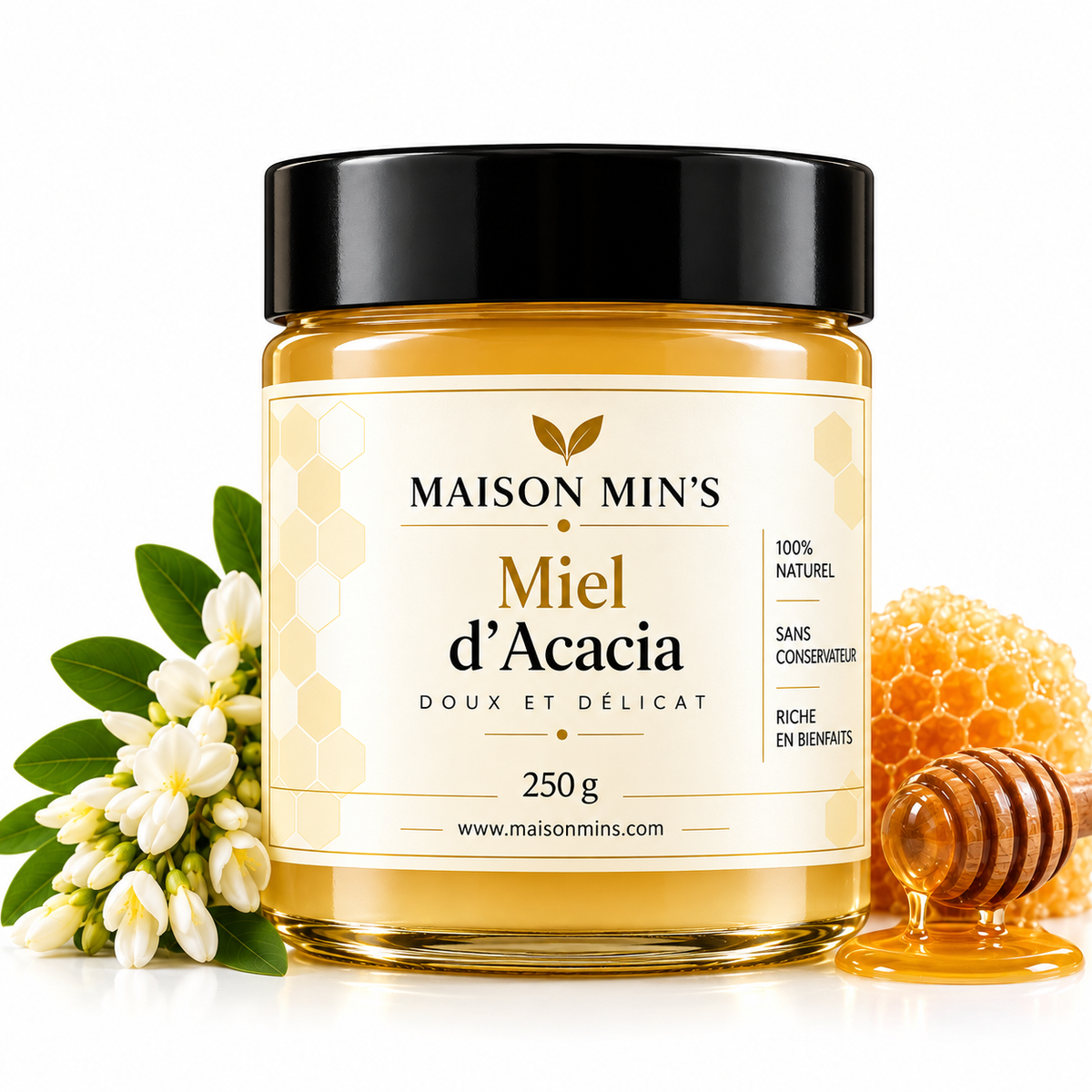 Miel d’acacia 250g
