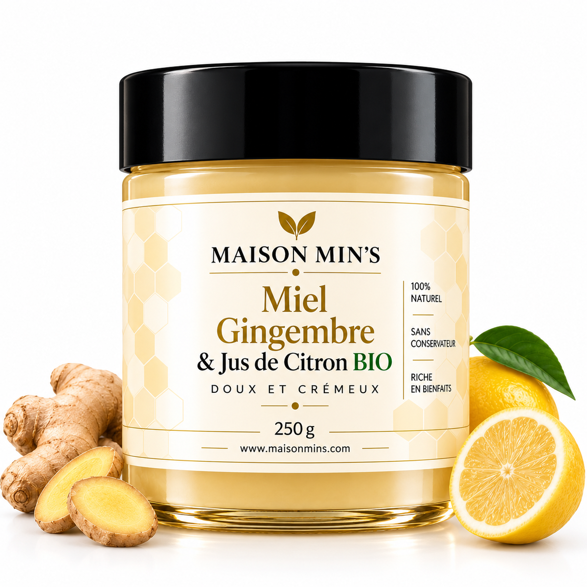 Miel Gingembre & Jus de citron BIO
