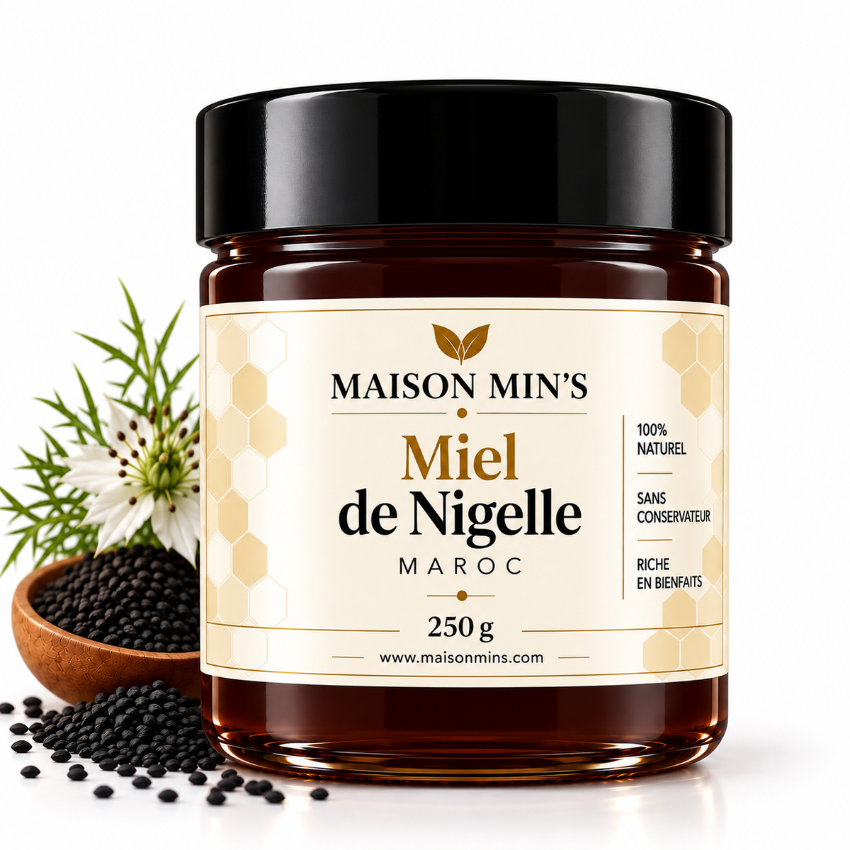 Miel de Nigelle du Maroc 250g